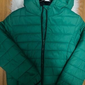 Green Puffer Jacket